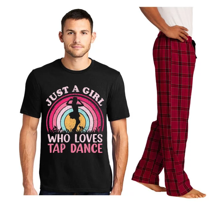 Vintage Retro Tap Dance Just A Who Loves Tap Dance Pajama Set