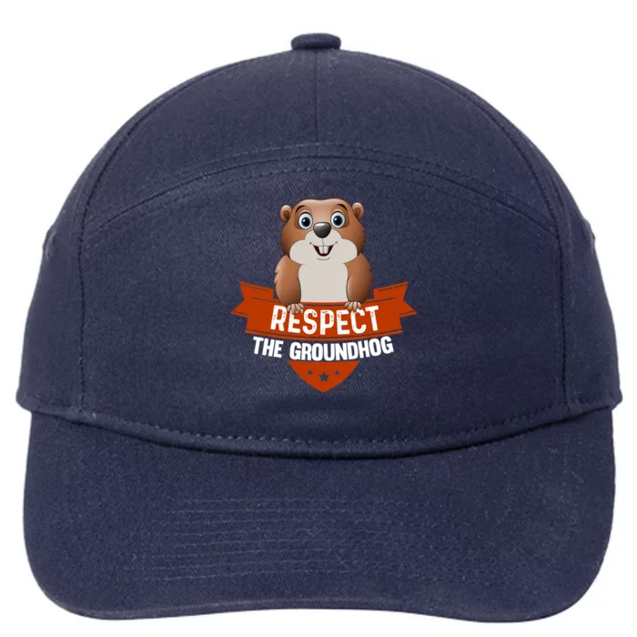 Vintage Respect The Groundhog Day 7-Panel Snapback Hat