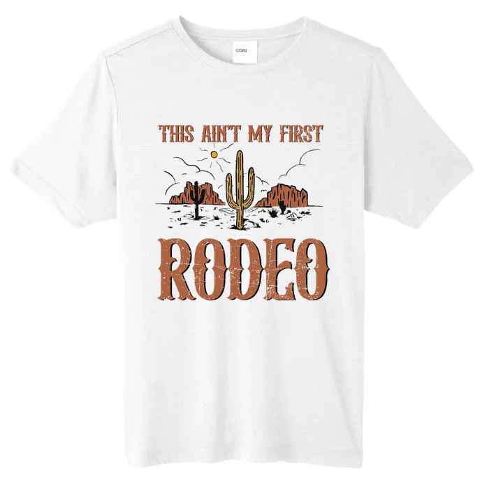 Vintage Retro This Aint My First Rodeo ChromaSoft Performance T-Shirt