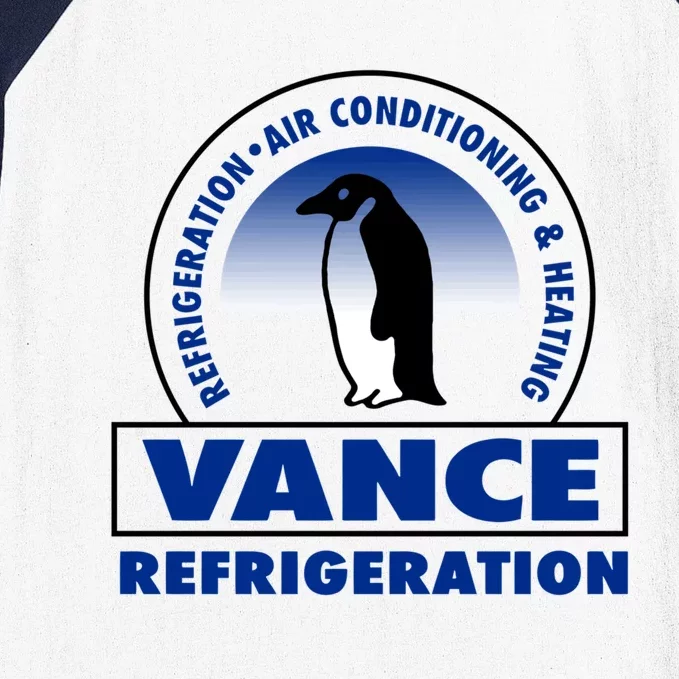 Vance Refrigeration, The Vance Refrigeration, Vance, Refrigeration Baseball Sleeve Shirt