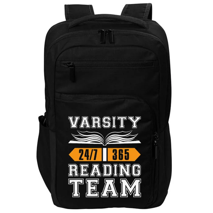 Varsity Reading Team For Book Lovers Impact Tech Backpack