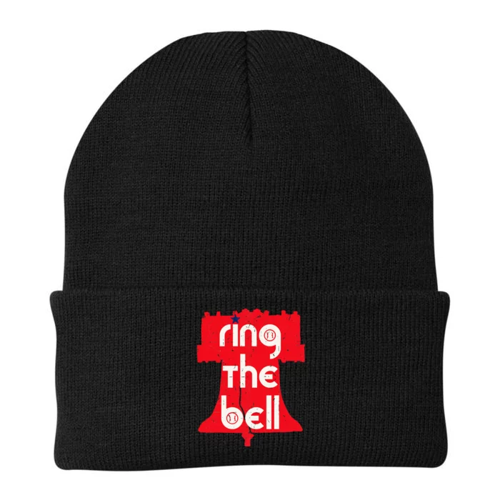 Vintage Ring The Bell Philadelphia Philly Jawn Christmas Knit Cap Winter Beanie