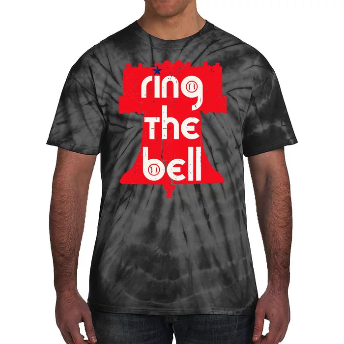 Vintage Ring The Bell Philadelphia Philly Jawn Christmas Tie-Dye T-Shirt