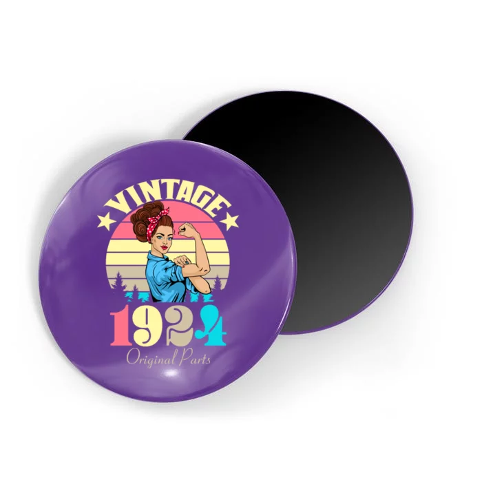 Vintage Rosie The Riveter 1924 Original Parts 100th Birthday Magnet