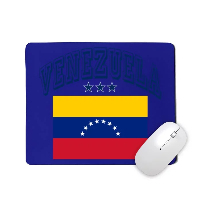 Venezuela Retro Throwback Flag Athletic Funny Gift Mousepad