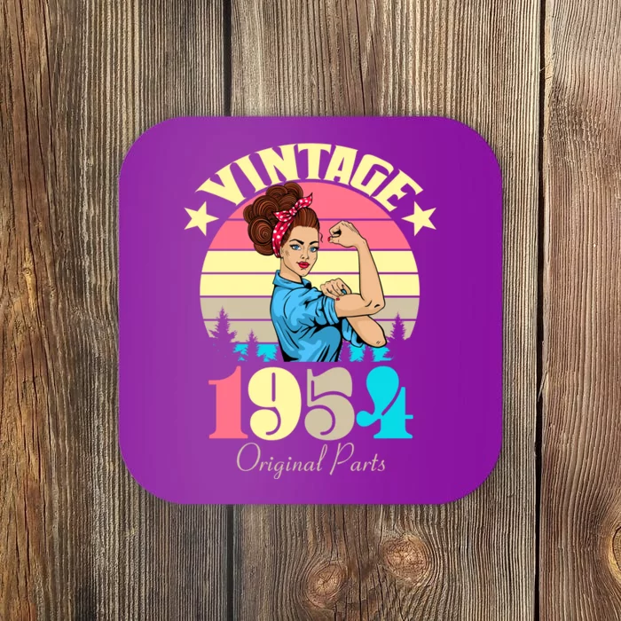 Vintage Rosie The Riveter 1954 Original Parts 70th Birthday Coaster