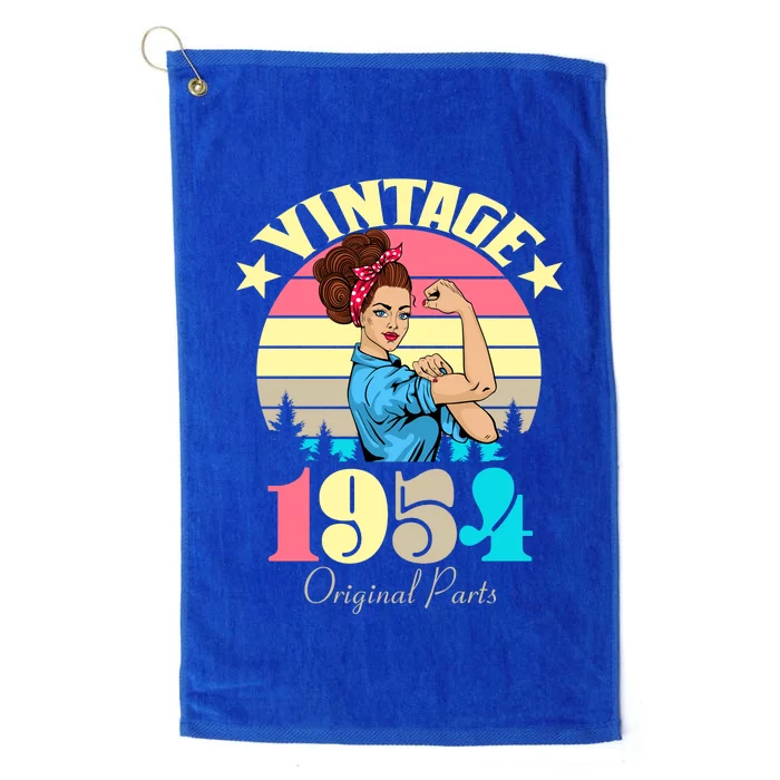 Vintage Rosie The Riveter 1954 Original Parts 70th Birthday Platinum Collection Golf Towel