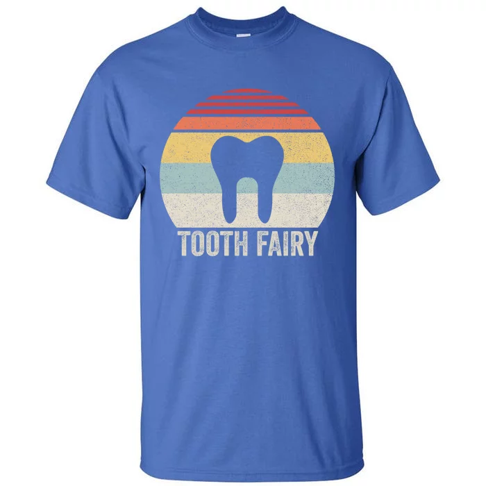 Vintage Retro Tooth Fairy Dental Dentist Gift Tall T-Shirt