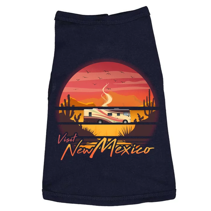 Vintage Retro Travel Visit New Mexico Doggie Tank