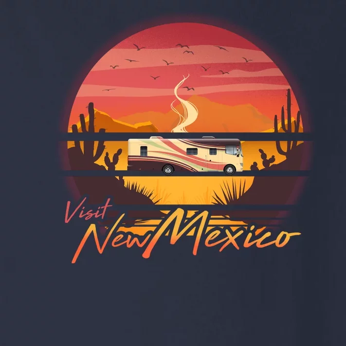 Vintage Retro Travel Visit New Mexico Toddler Long Sleeve Shirt