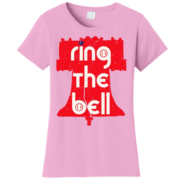 Vintage Ring The Bell Philadelphia Philly Jawn Christmas Women's T-Shirt