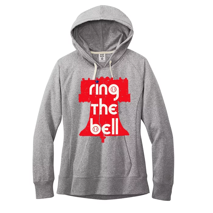 Vintage Ring The Bell Philadelphia Philly Jawn Christmas Women's Fleece Hoodie