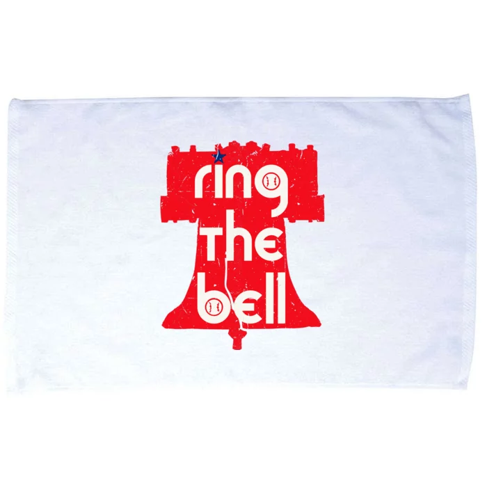 Vintage Ring The Bell Philadelphia Philly Jawn Christmas Microfiber Hand Towel