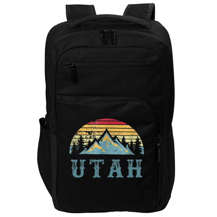 Vintage Retro UT Utah U.S. Mountain State tee Impact Tech Backpack