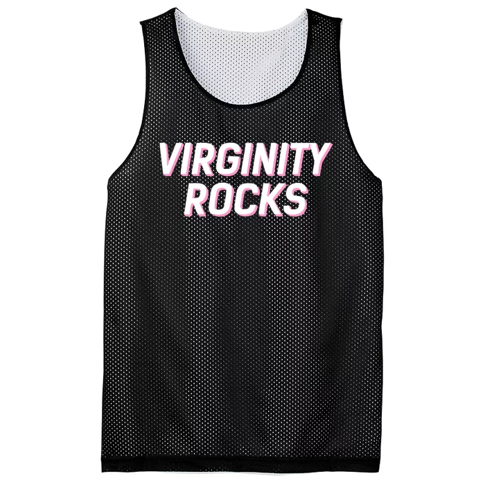 Virginity Rocks Mesh Reversible Basketball Jersey Tank