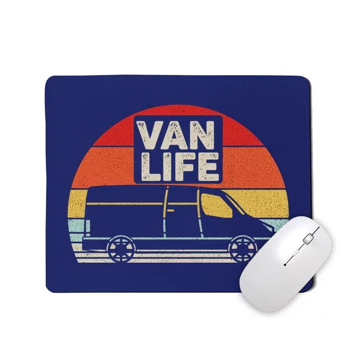 Vintage Retro Vanlife Camper Van Life Meaningful Mousepad