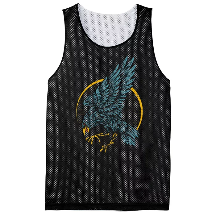 Vintage Raven Mesh Reversible Basketball Jersey Tank