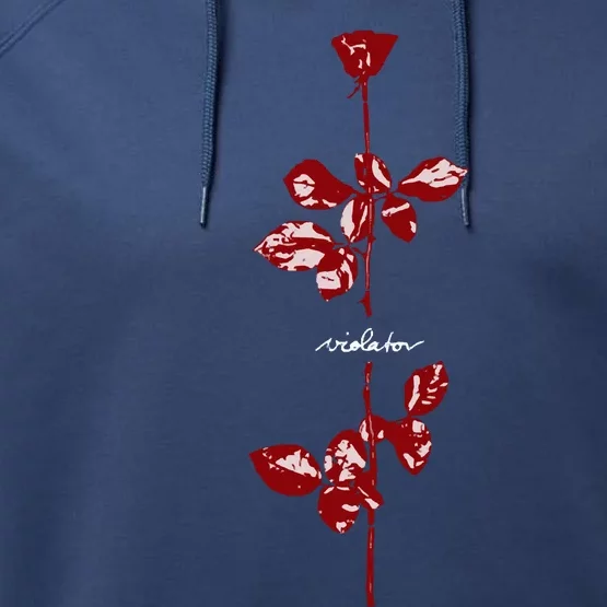 Violator Red Performance Fleece Hoodie