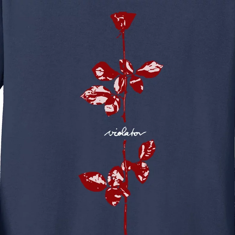 Violator Red Kids Long Sleeve Shirt