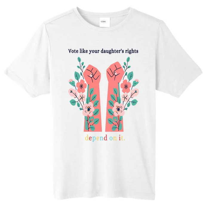 Voting Rights Vote Like Your DaughterS Rights ChromaSoft Performance T-Shirt