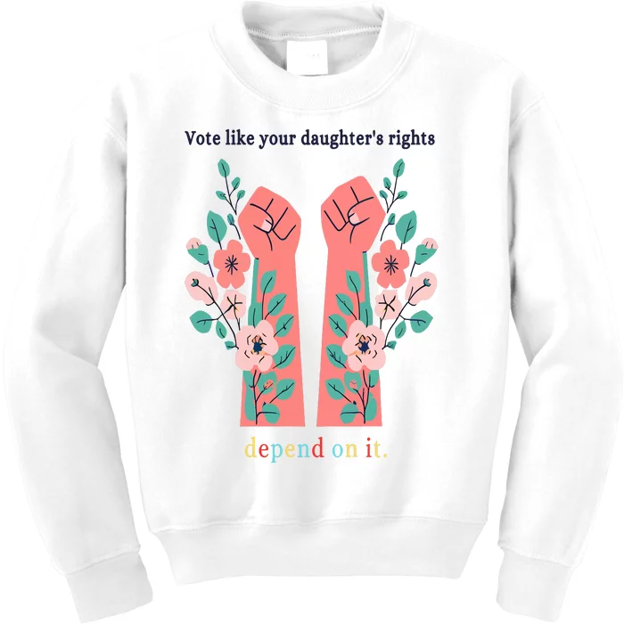 Voting Rights Vote Like Your DaughterS Rights Kids Sweatshirt