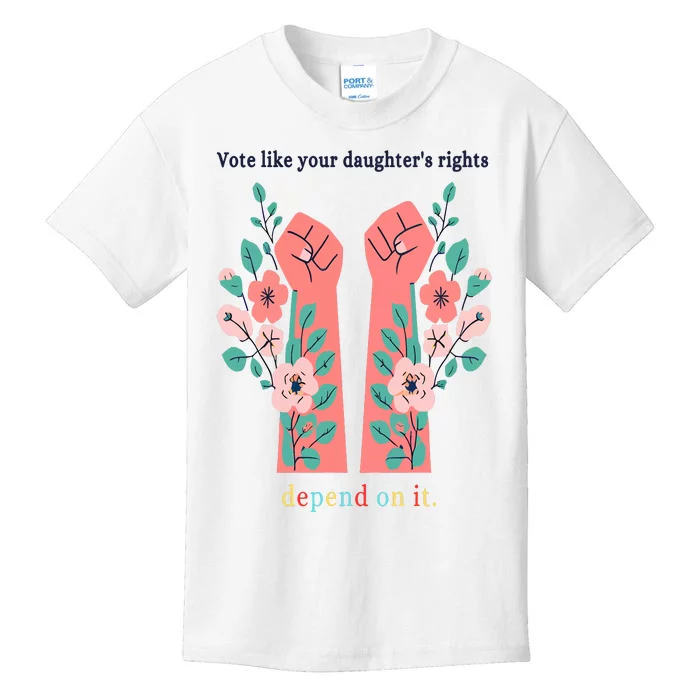 Voting Rights Vote Like Your DaughterS Rights Kids T-Shirt