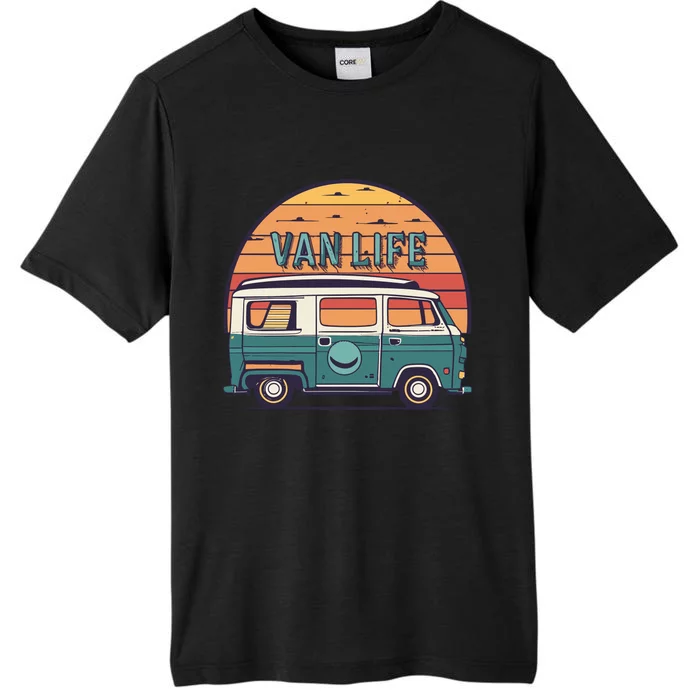 Vintage Retro Van Life Camper Van Life Meaningful Gift ChromaSoft Performance T-Shirt