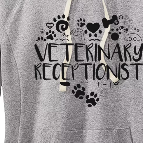 Veterinary Receptionist Veterinarian Vet Tech Assistant Women's Fleece Hoodie