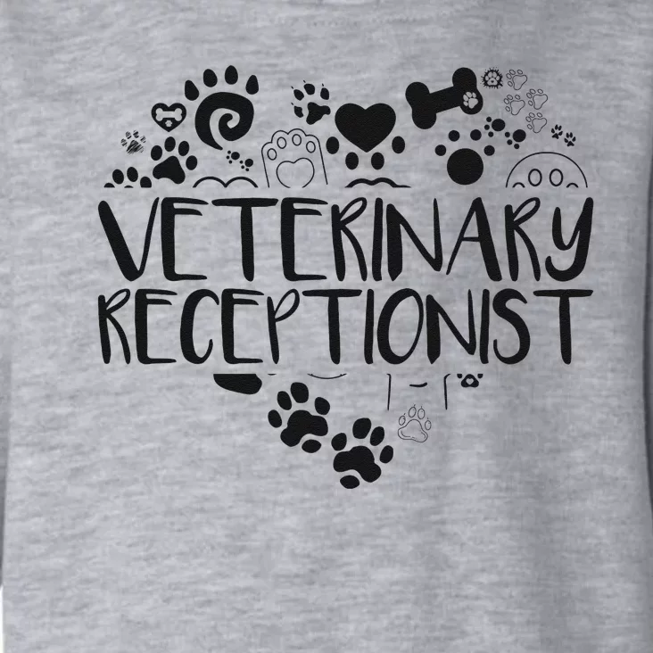 Veterinary Receptionist Veterinarian Vet Tech Assistant Toddler Hoodie