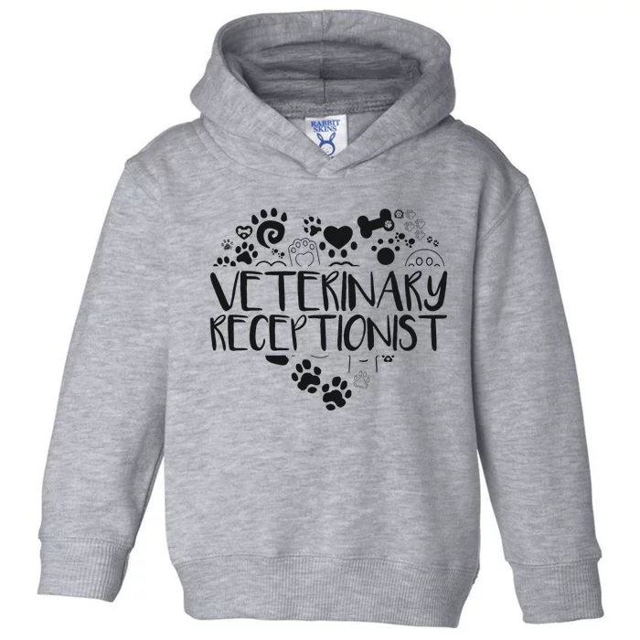 Veterinary Receptionist Veterinarian Vet Tech Assistant Toddler Hoodie