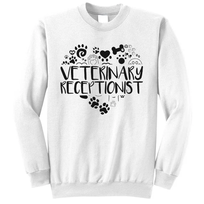 Veterinary Receptionist Veterinarian Vet Tech Assistant Sweatshirt