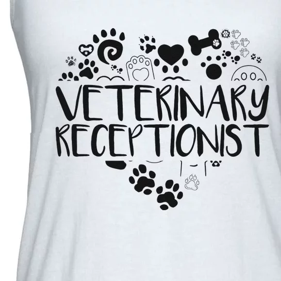 Veterinary Receptionist Veterinarian Vet Tech Assistant Ladies Essential Flowy Tank