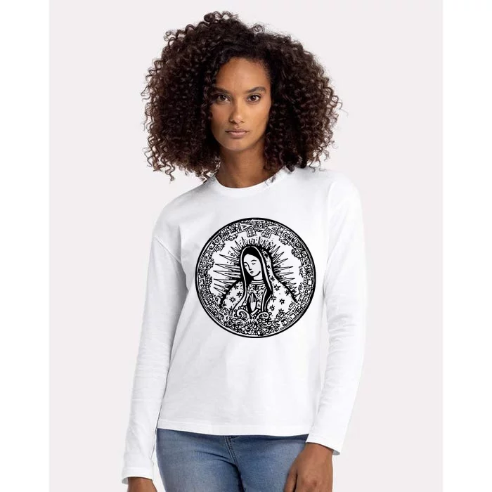 Virgin Religious Womens Cotton Relaxed Long Sleeve T-Shirt