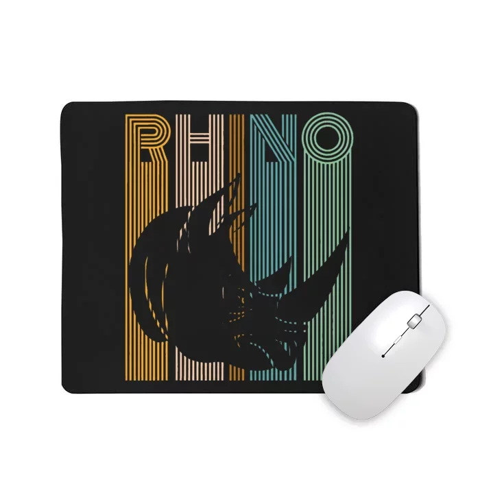 Vintage Rhino Mousepad