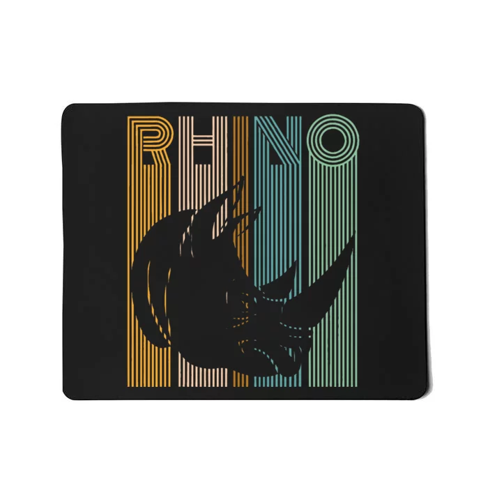 Vintage Rhino Mousepad