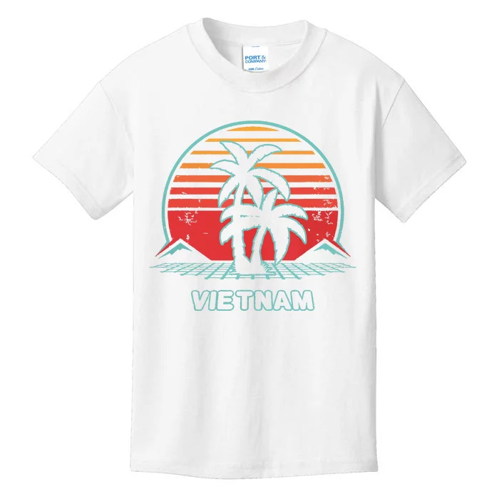 Vietnam Retro Vintage 80s Style Kids T-Shirt