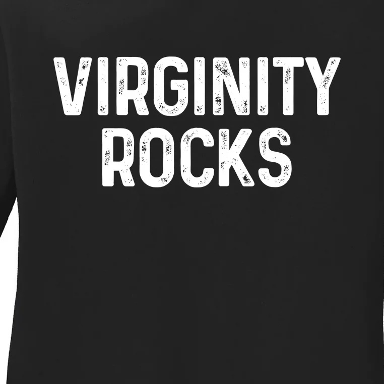 VIRGINITY ROCKS Ladies Long Sleeve Shirt