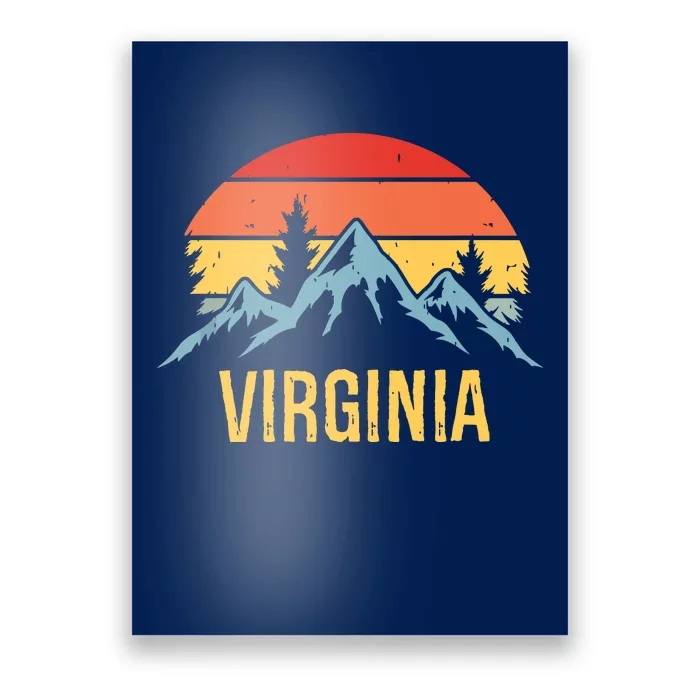 Virginia Retro Vintage Poster