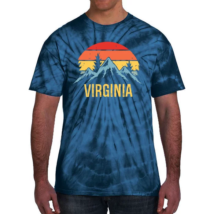 Virginia Retro Vintage Tie-Dye T-Shirt