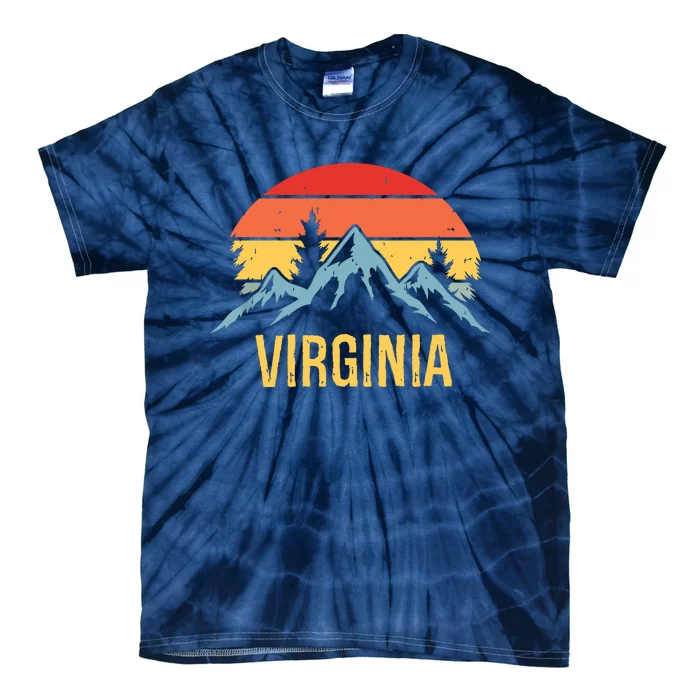 Virginia Retro Vintage Tie-Dye T-Shirt