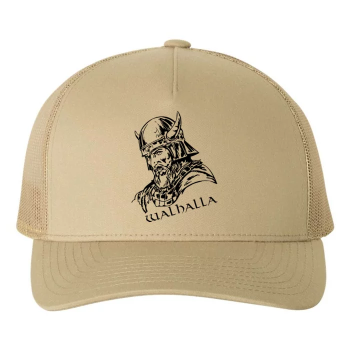 Viking Round Viking Valhalla Walhalla Yupoong Adult 5-Panel Trucker Hat