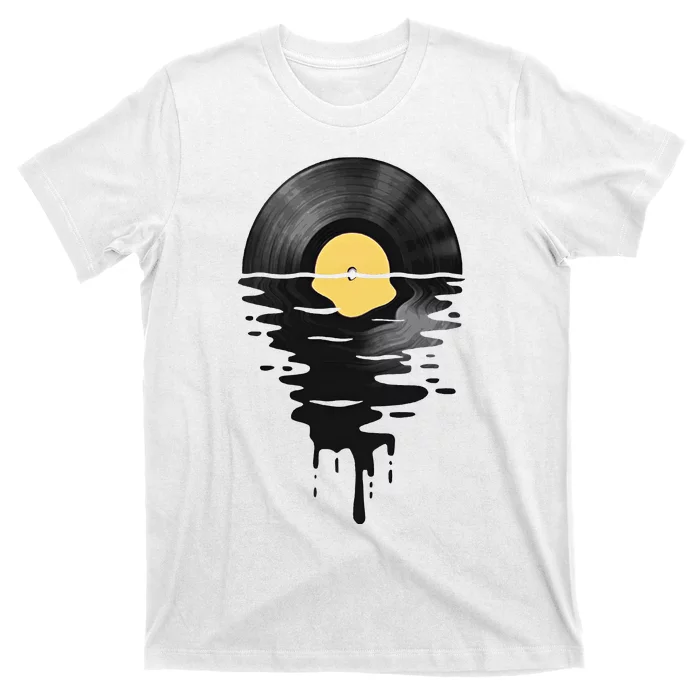 Vinyl Record Vinyl Cool Sunset Music Lover T-Shirt