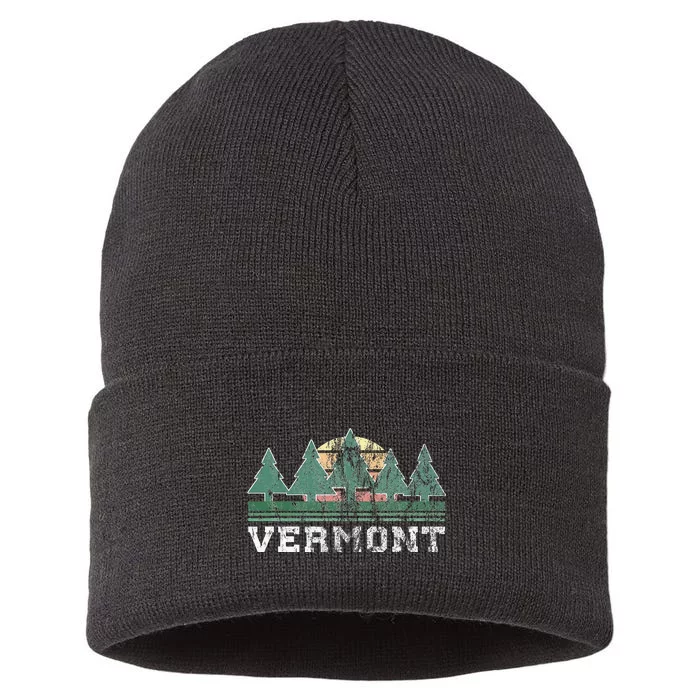 Vermont Retro Vintage Sustainable Knit Beanie