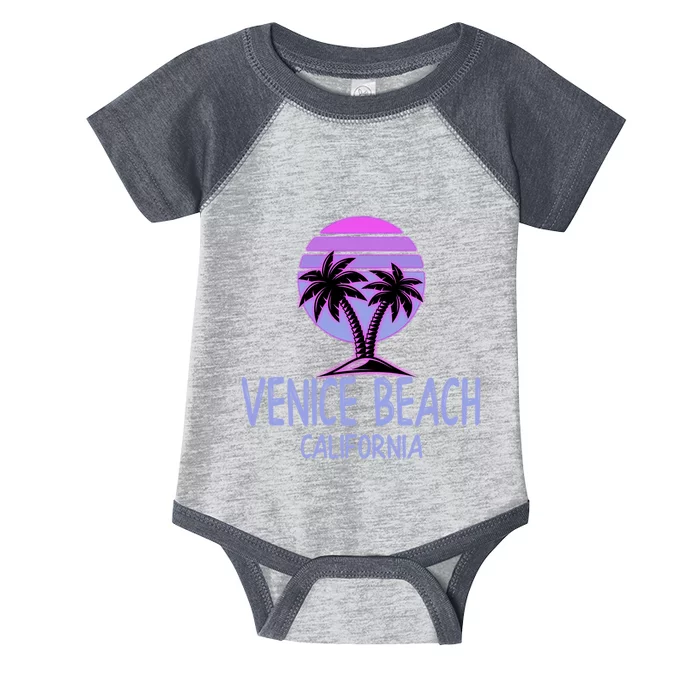 Vintage Retro Venice Beach California Gift Infant Baby Jersey Bodysuit