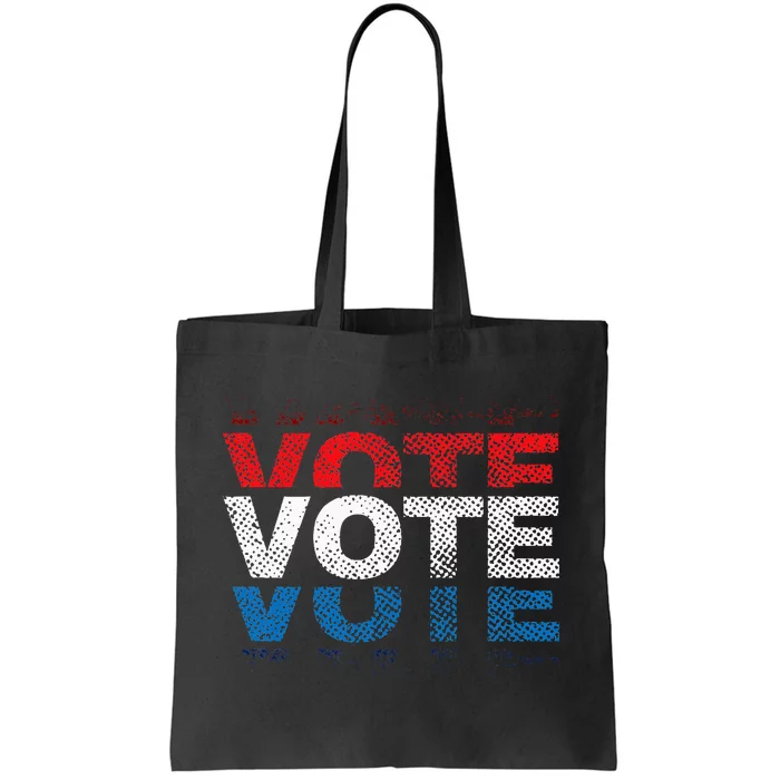 Vote Red White And Blue Tote Bag