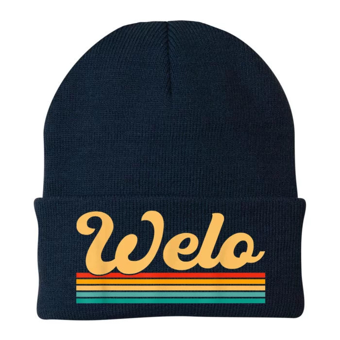 Vintage Retro Welo Dad Grandpa Gifts Knit Cap Winter Beanie