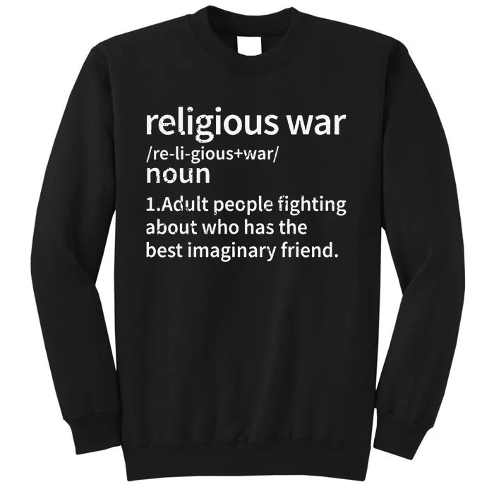 Vintage Religious War Definition Antireligious Activist Gift Sweatshirt