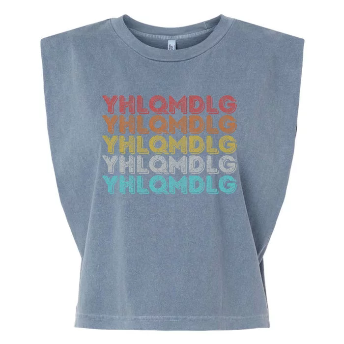 Vintage Retro Yhlqmdlg Garment-Dyed Women's Muscle Tee