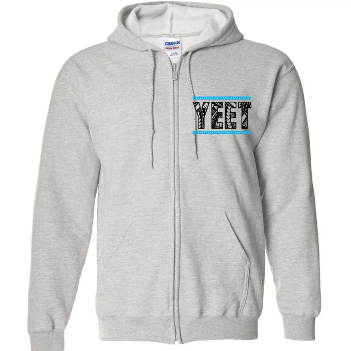 Vintage Retro Yeet Yeet Ww Quotes Design Full Zip Hoodie