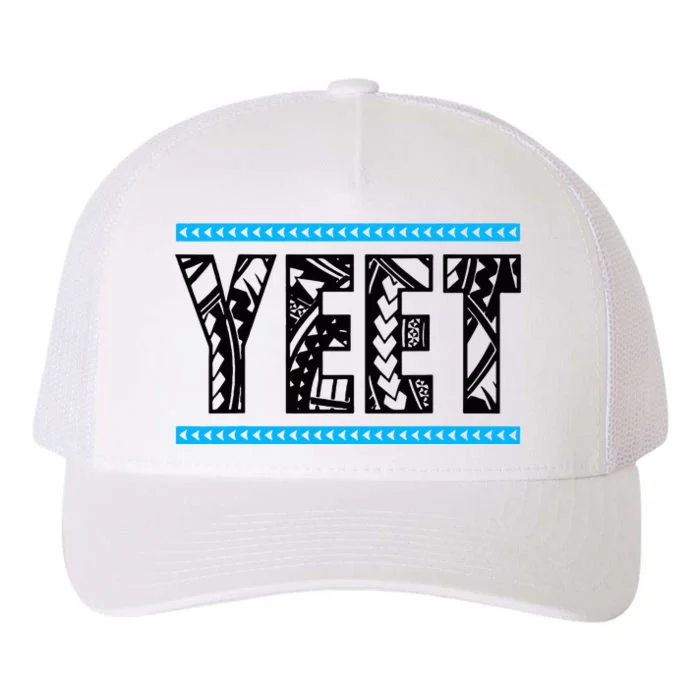 Vintage Retro Yeet Yeet Ww Quotes Design Yupoong Adult 5-Panel Trucker Hat